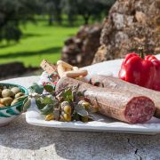 SALCHICHÓN IBÉRICO DE BELLOTA MEDIAS PIEZA 0,7/0,8 Kg